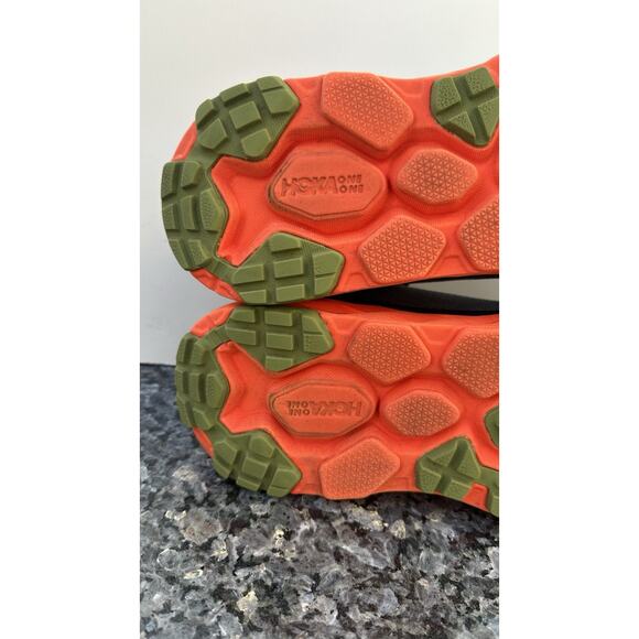 Hoka Challenger ATR 6 Trail Running Shoes Mens Size 11 2E Green Orange Sneakers main image 12